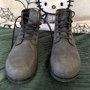 Blundstone Grey lace up boots size 4.5